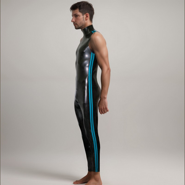 Full suit sleeveless with side stripe